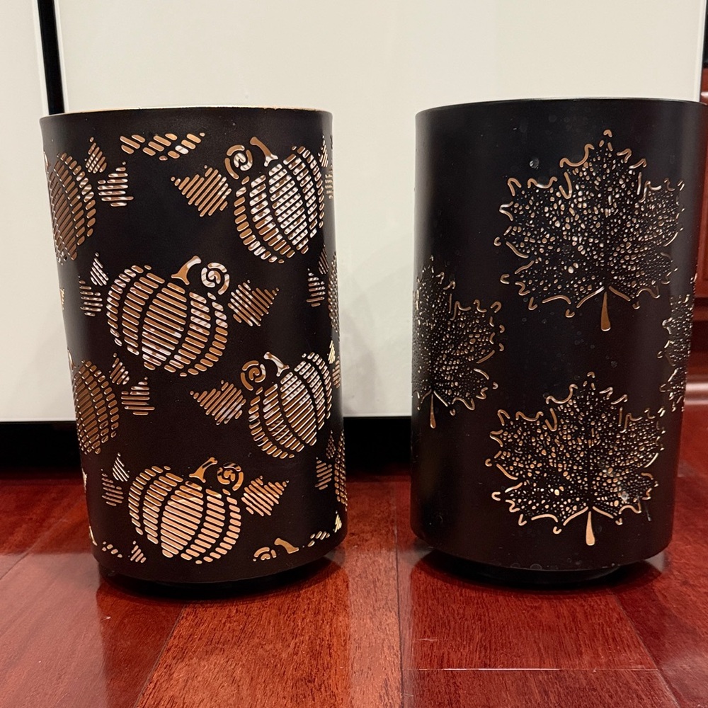 Black metal Candle Holders